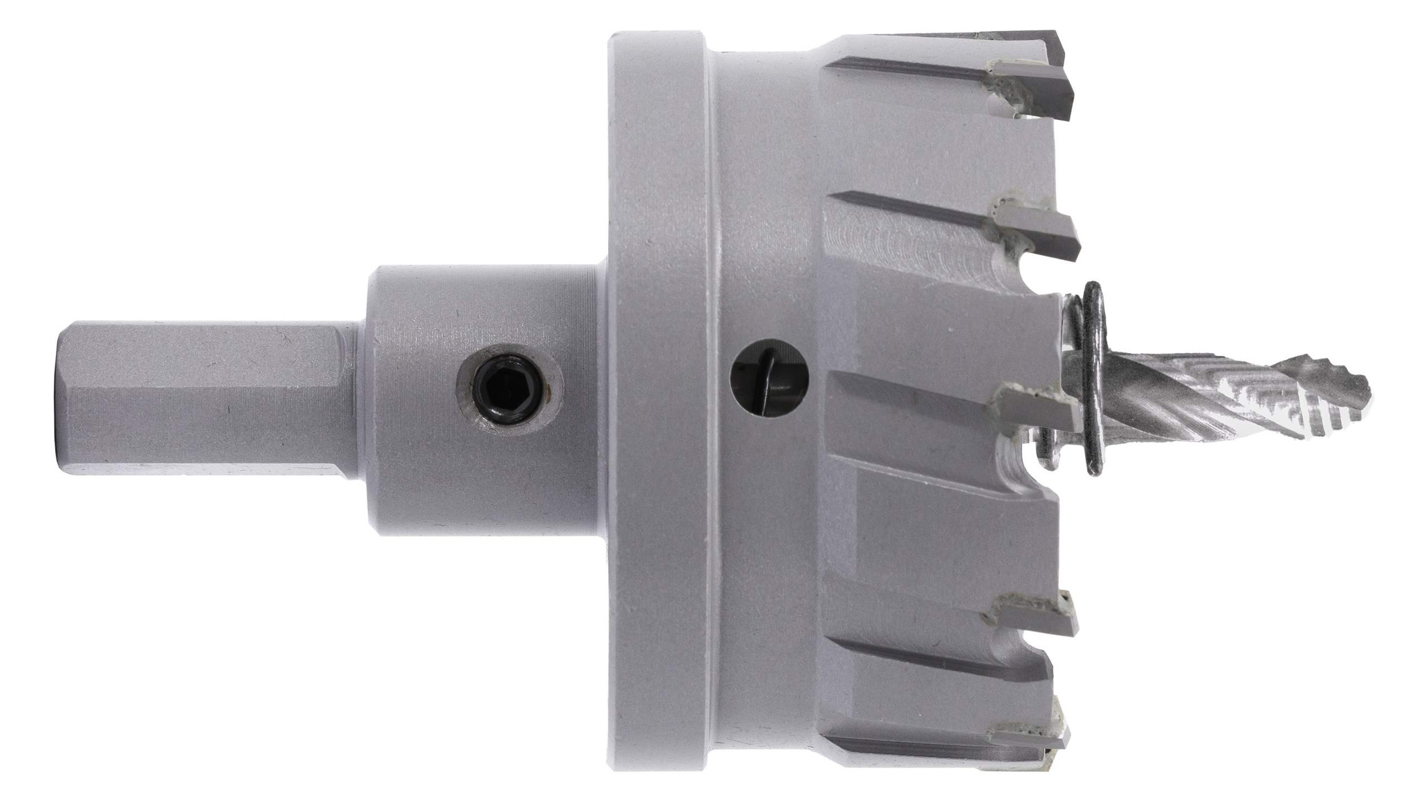 TCT Metall-Lochsäge Ø 18 mm;inkl. Spiralbohrer und Feder +;Winkelstiftschlüssel